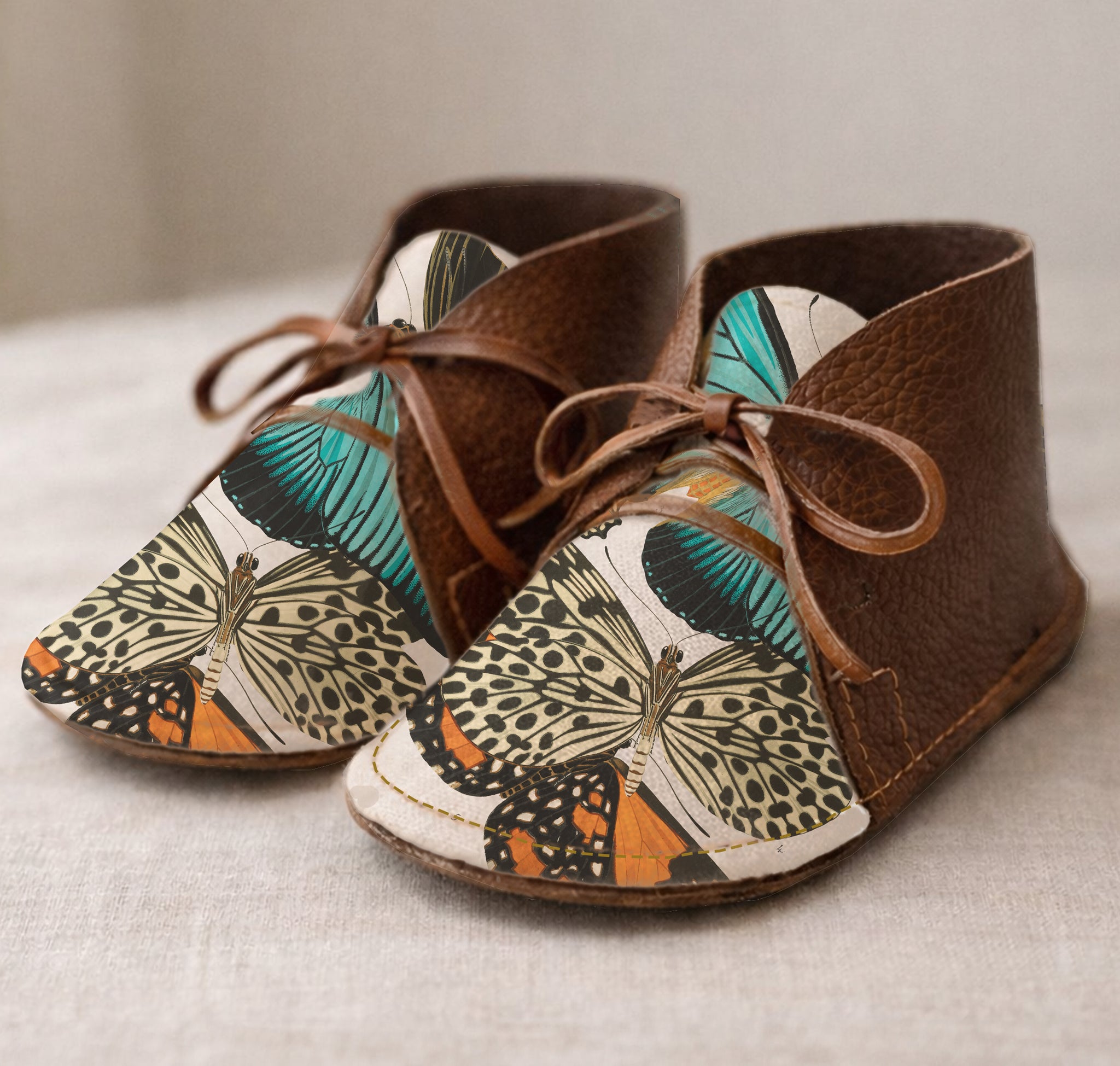 Wander Boot - Colorful Butterflies