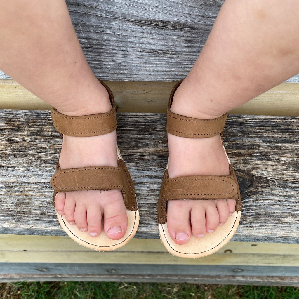 Valor Sandal - Brown Leather