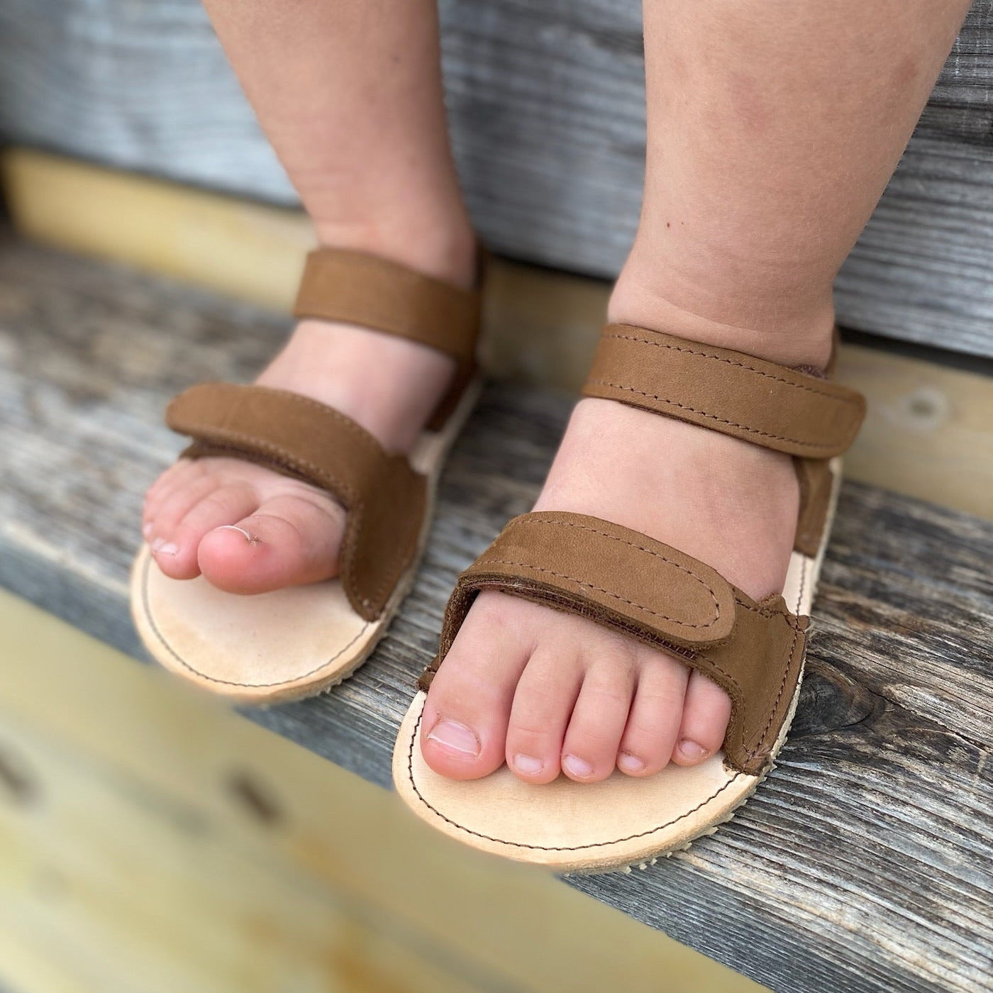 Valor Sandal - Brown Leather