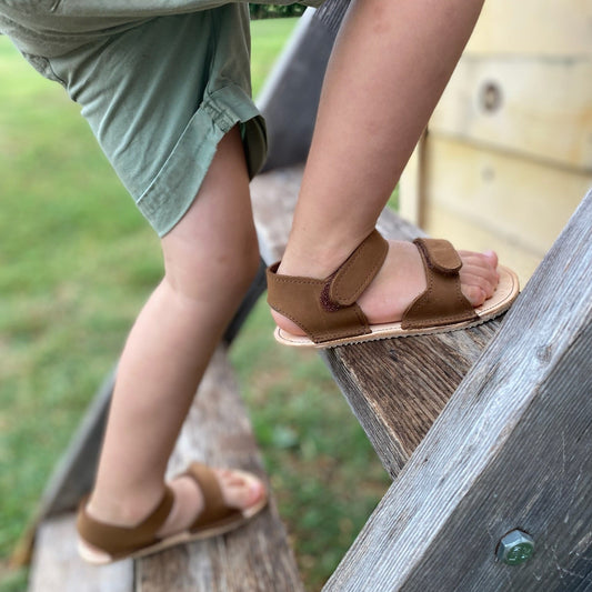 Valor Sandal - Brown Leather