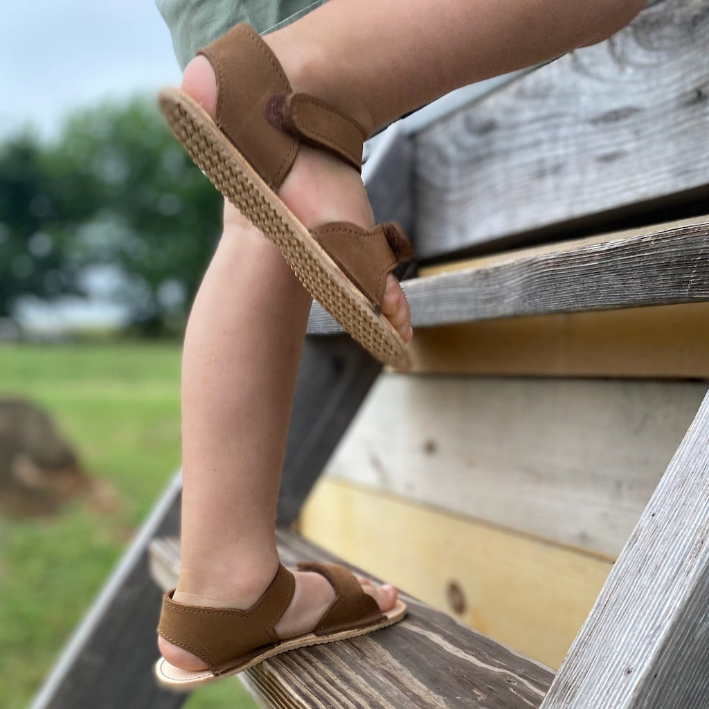 Valor Sandal - Brown Leather